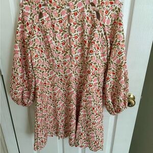 Floral Long Sleeve Dress